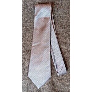 Tie 70s 80s 90s Y2K Mens George Gray 3.75 Wide  57 Long